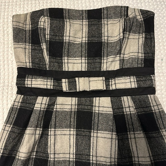 Forever 21 Strapless Plaid Dress - Picture 2 of 4